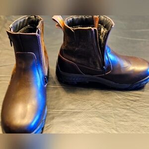 NexGrip Brown Leather Men's Boots